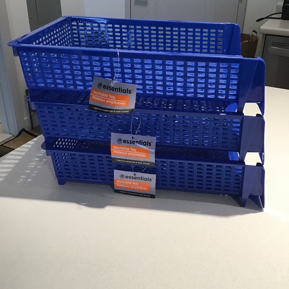 Essentials Countertop/Shelf Storage Stackable Tray - Picture 4 of 4